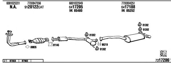 Exhaust System RE19034
