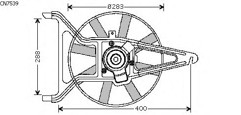 Fan, motor sogutmasi CN7539