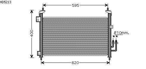 Condensator, airconditioning HD5213