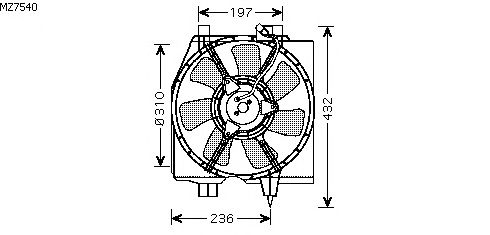 Fan, radiator MZ7540