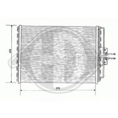 Condensator, airconditioning 8447200