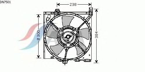 Fan, motor sogutmasi DN7501