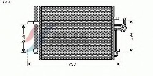 Condensator, airconditioning FD5428