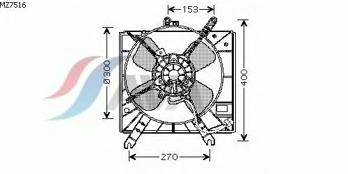 Fan, radiator MZ7516