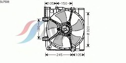 Fan, radiator SU7508