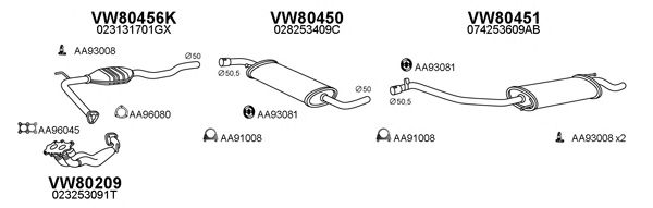 Exhaust System 800638