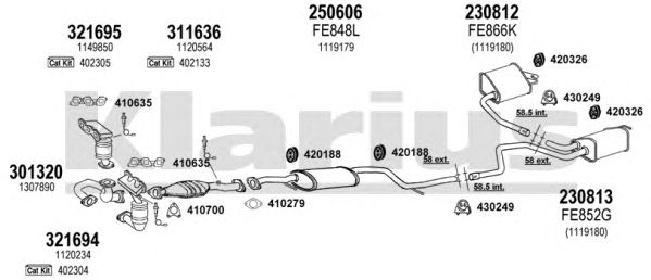 Exhaust System 361526E