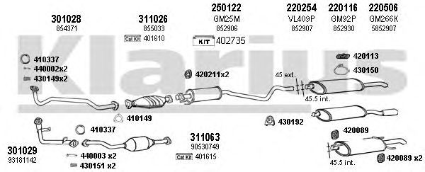 Exhaust System 390498E