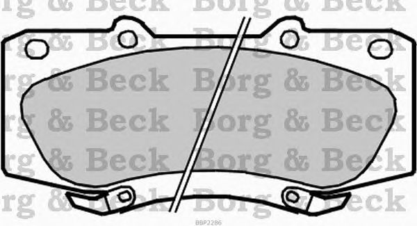 Brake Pad Set, disc brake BBP2286