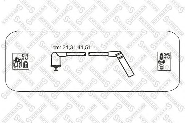 Ignition Cable Kit 10-38403-SX