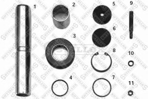 Repair Kit, stub axle pin 84-16066-SX