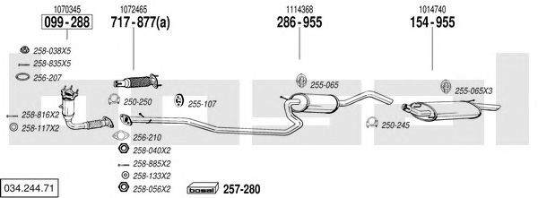 Exhaust System 034.244.71