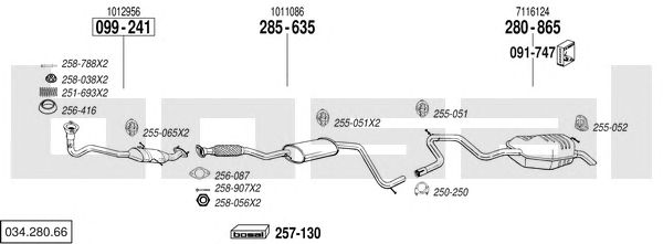 Exhaust System 034.280.66