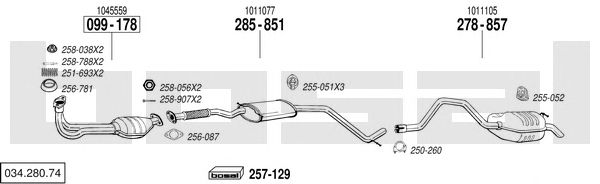 Exhaust System 034.280.74