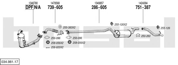 Exhaust System 034.981.17