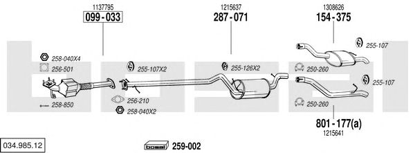 Exhaust System 034.985.12