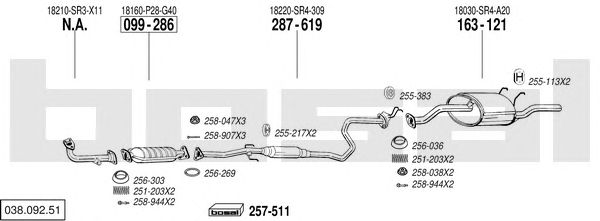 Exhaust System 038.092.51