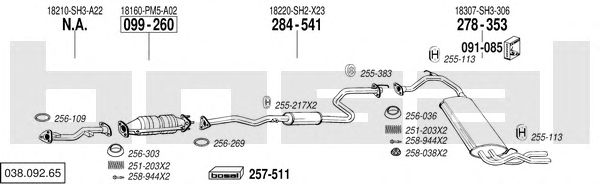 Exhaust System 038.092.65