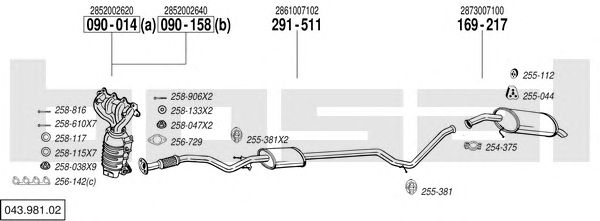 Exhaust System 043.981.02