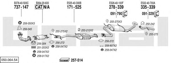 Exhaust System 050.064.54