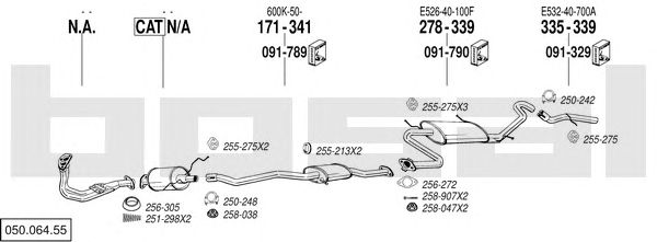 Exhaust System 050.064.55