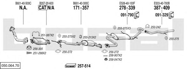 Exhaust System 050.064.70