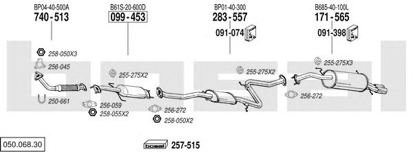 Exhaust System 050.068.30