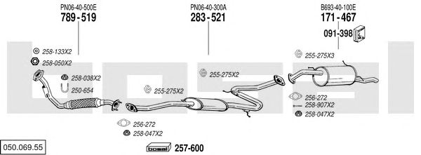Exhaust System 050.069.55