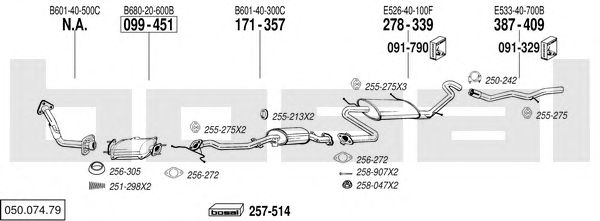 Exhaust System 050.074.79