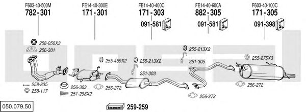 Exhaust System 050.079.50