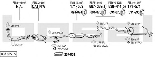 Exhaust System 050.085.55