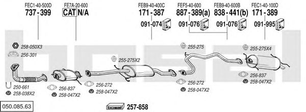 Exhaust System 050.085.63