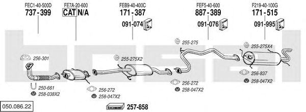Exhaust System 050.086.22