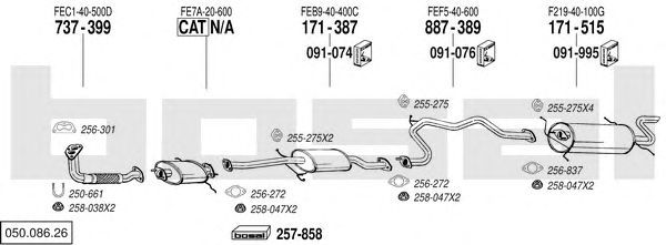 Exhaust System 050.086.26