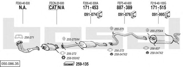 Exhaust System 050.086.35