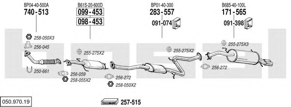 Exhaust System 050.970.19