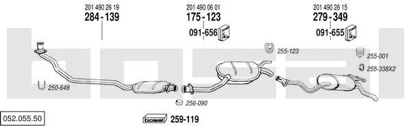 Exhaust System 052.055.50