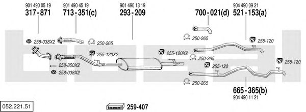 Exhaust System 052.221.51