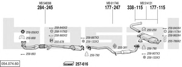 Exhaust System 054.074.60