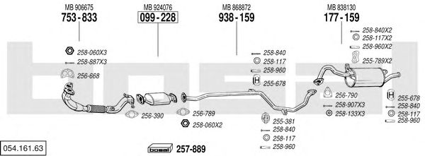 Exhaust System 054.161.63