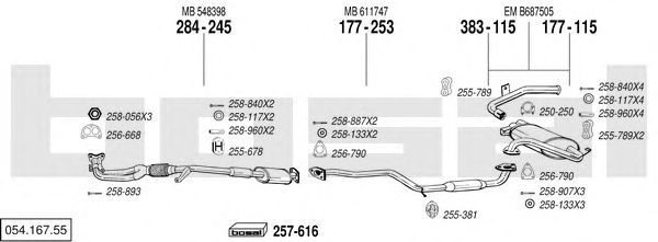 Exhaust System 054.167.55