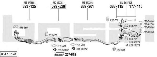 Exhaust System 054.167.70