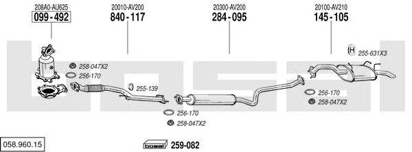 Exhaust System 058.960.15