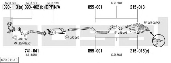 Exhaust System 070.911.10
