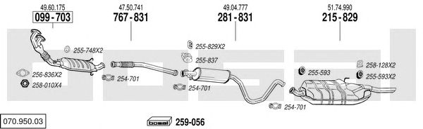 Exhaust System 070.950.03