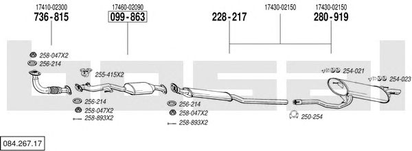 Exhaust System 084.267.17