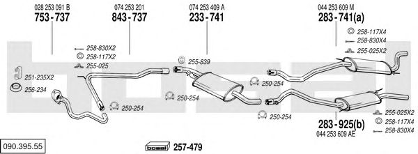 Exhaust System 090.395.55