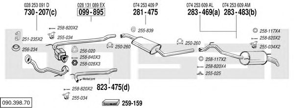Exhaust System 090.398.70