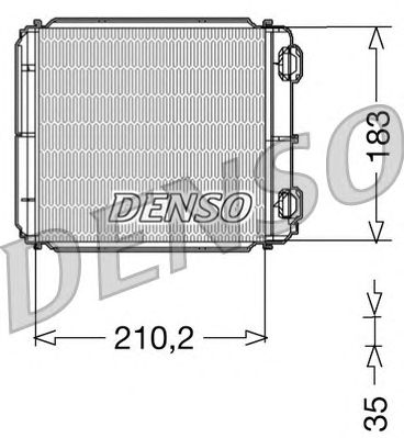 Heat Exchanger, interior heating DRR23018