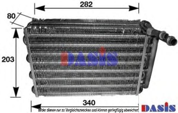 Evaporator, air conditioning 162260N